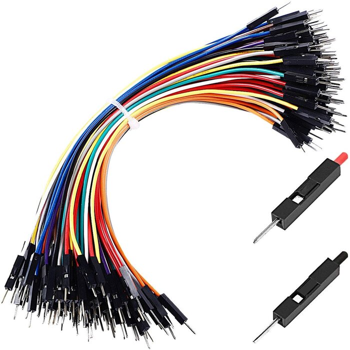 10pk Breadboard Jumper Wires Male to Male 6''