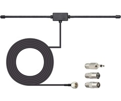 FM Radio Dipole Antenna for Stereo Receiver Indoor Pioneer Onkyo Yamaha Marantz Bose Wave Music System FM Radio Home Stereo Receiver AV Audio Video Home Theater Receiver