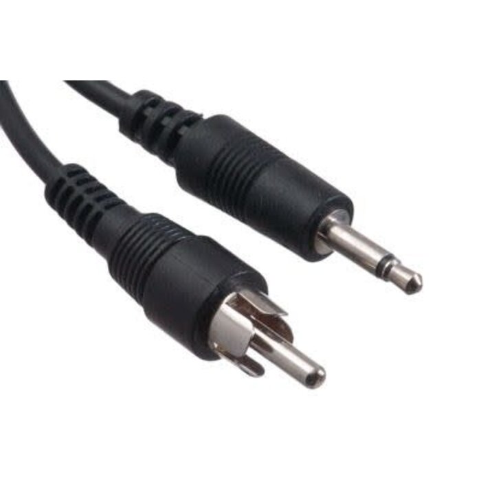 420-2444 - RadioShack - 3.5mm Mono Plug to RCA Plug Cable - 6ft