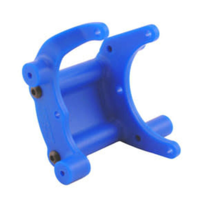 RPM RPM80905 - BUMPER MOUNT BLUE SLASH, RUSTLER, STAMPEDE & BANDI T