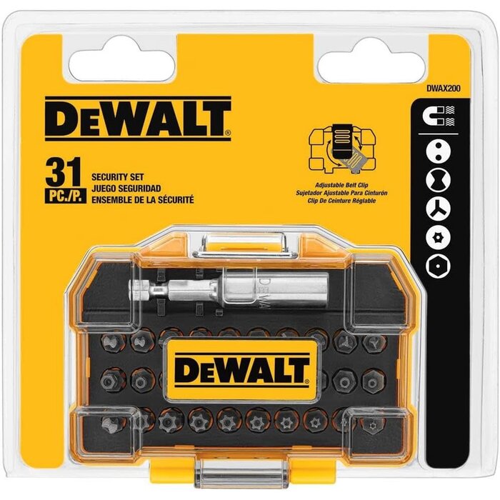 DWAX200 - DEWALT - Screwdriver Set, Security, 31-Piece (DWAX200)
