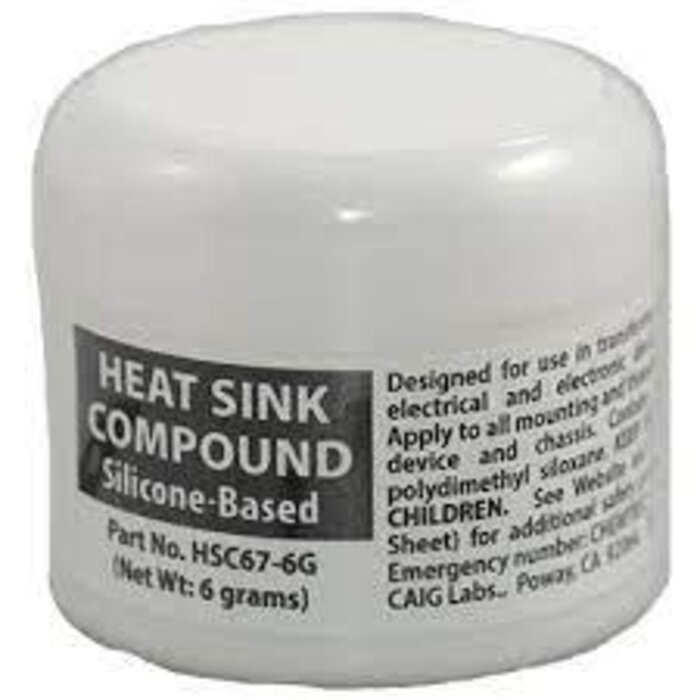 276-0418 - RadioShack - Caig Silicone-Based Heat Sink Compound - HSC67-6G