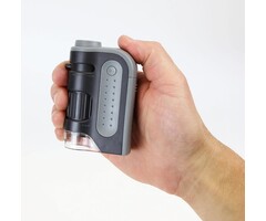 MM-300MU - Carson - MicroBrite™  Plus 60x-120x Power LED Lighted Pocket Microscope - (MM-300MU),Black/Grey