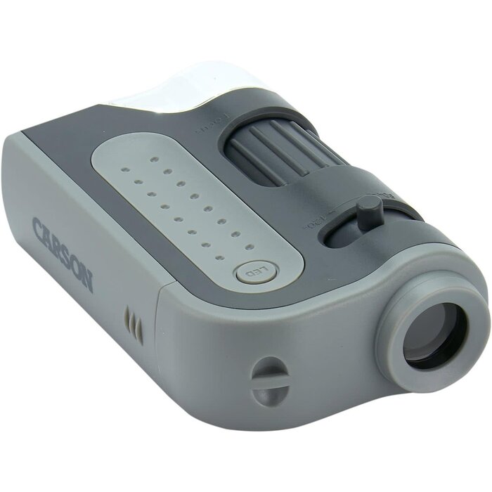 MM-300MU - Carson - MicroBrite™  Plus 60x-120x Power LED Lighted Pocket Microscope - (MM-300MU),Black/Grey