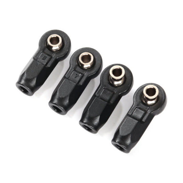Traxxas 8958 - Rod ends (4) (assembled with steel pivot balls) (replacement ends for #8547A, 8547R, 8547X, 8948A, 8948G, 8948R, 8948X, 8997A, 8997G, 8997R, 8997X)