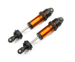Traxxas 8961T - Shocks, GT-Maxx®, aluminum (orange-anodized) (fully assembled w/o springs) (2)