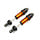 8961T - Shocks, GT-Maxx®, aluminum (orange-anodized) (fully assembled w/o springs) (2)