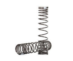 Traxxas 8444 - Spring, shock, front, 134mm (natural finish) (GTR) (progressive, 0.833 rate, white stripe) (2)