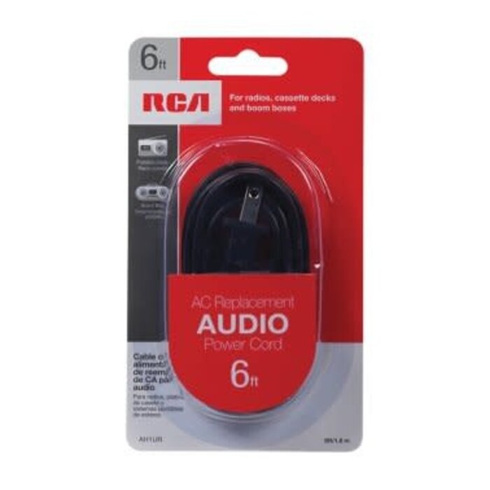 2-Prong Figure-8 Replacement Power Cord Cable, 3ft Non-Polarized