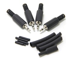 2.5MM-MONO-SOL - Ancable - Replacement TS Mono Male Plug 2.5mm Solder Type DIY Audio Cable Connector