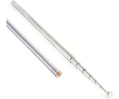 FM-ANT-THREAD-F - AEDIKO Telescopic Antenna M3 Female Thread 7 Sections AM FM Radio Universal Antenna for Radio TV Electric Toys Telescopic Replacement Antenna Aerial
