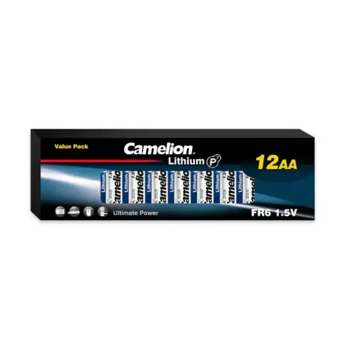Camelion P7 AA Lithium 12pk