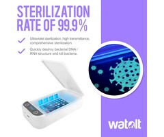 UV Light Sanitizer - Cell Phone Sanitizer Sterilizer Cleaner Box for Smartphones