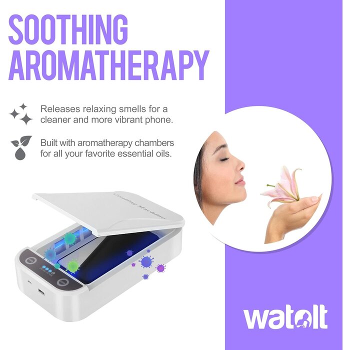 UV Light Sanitizer - Cell Phone Sanitizer Sterilizer Cleaner Box for Smartphones