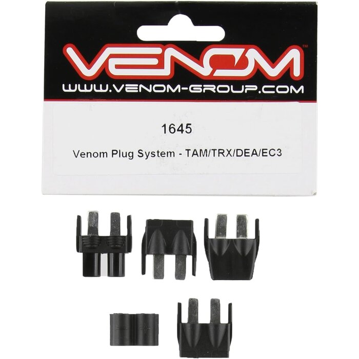 VENOM-1645 - Venom Universal Plug System Fits Tamyia Traxxas Deans EC3 Plugs