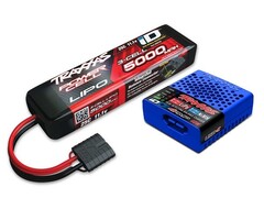 Traxxas 2985-3S - Battery/charger Completer Pack (includes #2985 charger (1), #2872X 5000mAh 11.1V 3-cell 25C LiPo iD® Battery (1))