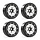 SCX24 Beadlock Wheels (Type C, 1.0")