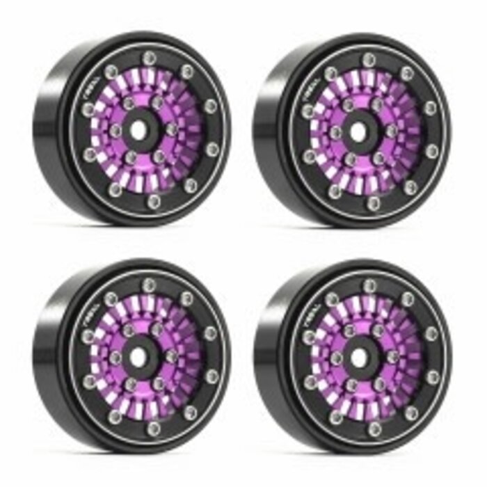 TREAL SCX24 Beadlock Wheels (Type C, 1.0")