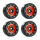 SCX24 Beadlock Wheels (Type C, 1.0")