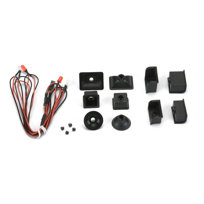 Pro-Line Racing PRO631700 - 1/10 Universal LED Headlight & Tail Light Kit for Crawler Bodies