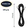 10FT-RJ11-6P4C-BLACK - Ubramac - Phone Telephone Extension Cord 10FT Cable Line with Standard RJ11 6P4C Plugs for Landline Phone and Fax (10FT, Black)