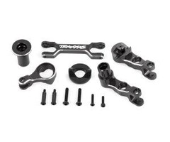 Traxxas Steering Bellcranks (Left & Right)/ Draglink (6061-T6 Aluminum, Gray-Anodized) (fits X-Maxx®)
