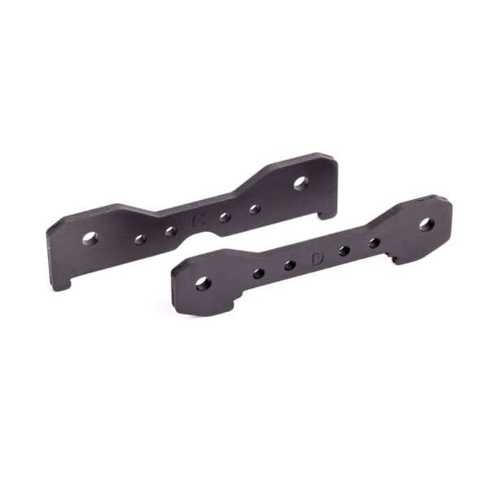 Traxxas 9528A - Tie Bars, Rear, 6061-T6 Aluminum (Dark Titanium-Anodized)