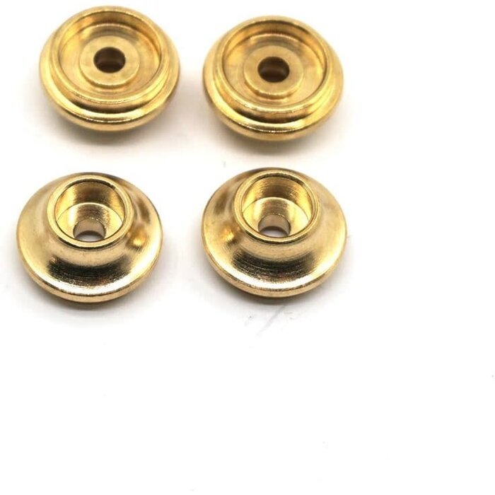 Brass Spring Retainers Shock Cups for 1/10 RC Rock Crawler TRX-4 Pack of 4