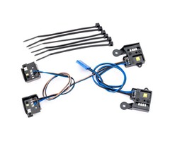 Traxxas 9884 - Pro Scale® LED light set, front & rear, complete (includes light harness, zip ties (6)) (fits #9812 body)