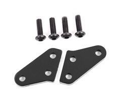 Traxxas 9636A - Steering block arms (aluminum, dark titanium-anodized) (2) (fits #9635 series & 9637 series steering blocks)