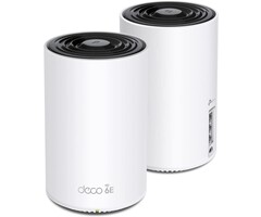 tp-link Deco AXE5400 Tri-Band WiFi 6E Mesh System(Deco XE75) - Covers up to 7,200 Sq.Ft, Replaces WiFi Router and Extender, AI-Driven Mesh, New 6GHz Band, 2-Pack