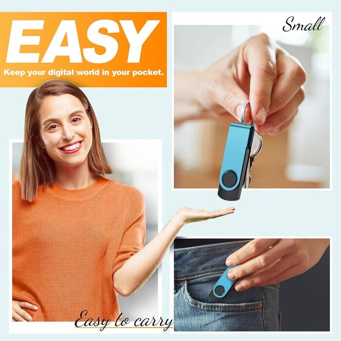 32GB-USB-3.0 - Kepmem Thumb Drive 32GB Flash Drives Bulk, Kepmem Metal Swivel USB 3.0 Memory Stick 32 Giga Pen Drive Colorful Jump Drive 32 GB Zip Drive with Multicolor Lanyards for Data Storage and Transfer