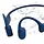 Shokz® OpenRun Bone-Conduction Open-Ear Sport Headphones with Microphones (Blue)