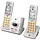 DECT 6.0 Cordless Answering System with Caller ID/Call Waiting, White (2 Handset)