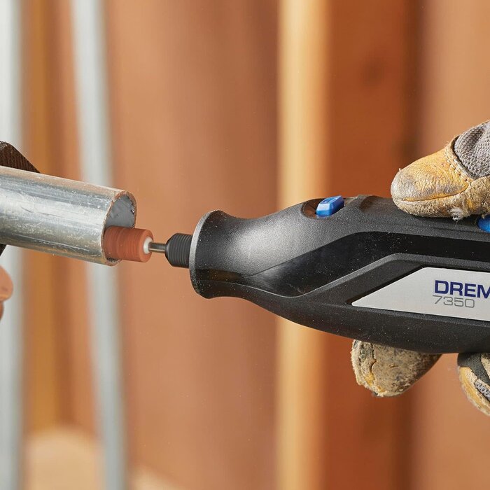 Rotary Tool Accessory Kit- 710-08- 160- EZ Lock Technology- 1/8 inch Shank- Cutting Bits, Polishing Wheel And Compound, Sanding Disc And Drum, Carving, Sharpening, And Engraving