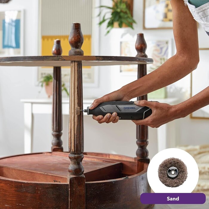 8240 12V Cordless Rotary Tool Kit with Variable Speed and Comfort Grip - Includes 2AH Battery Pack, Charger, 5 Accessories & Wrench, Tool Fabric Carry Bag, and Instruction Manual