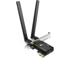 tp-link TP-Link WiFi 6 PCIe WiFi Card for Desktop PC AX3000 (Archer TX55E), Bluetooth 5.2, WPA3, 802.11ax Dual Band Wireless Adapter with MU-MIMO, Ultra-Low Latency, Supports Windows 11, 10 (64bit) Only