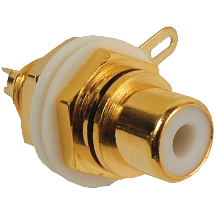 F-RCA-JACK - bnafes - RCA Female Jack Panel Mount Chassis Adapter Socket