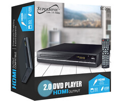 Standard-Definition DVD Player with USB/SD™ Card Inputs and HDMI® Output and Remote, Black