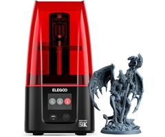 EG-MSLA-RP - ELEGOO Mars 4 MSLA 3D Printer, UV Resin Photocuring Printer with 7-Inch 9K Monochrome LCD, Multiple Print Modes, Printing Size of 6.04x3.06x6.89 Inches