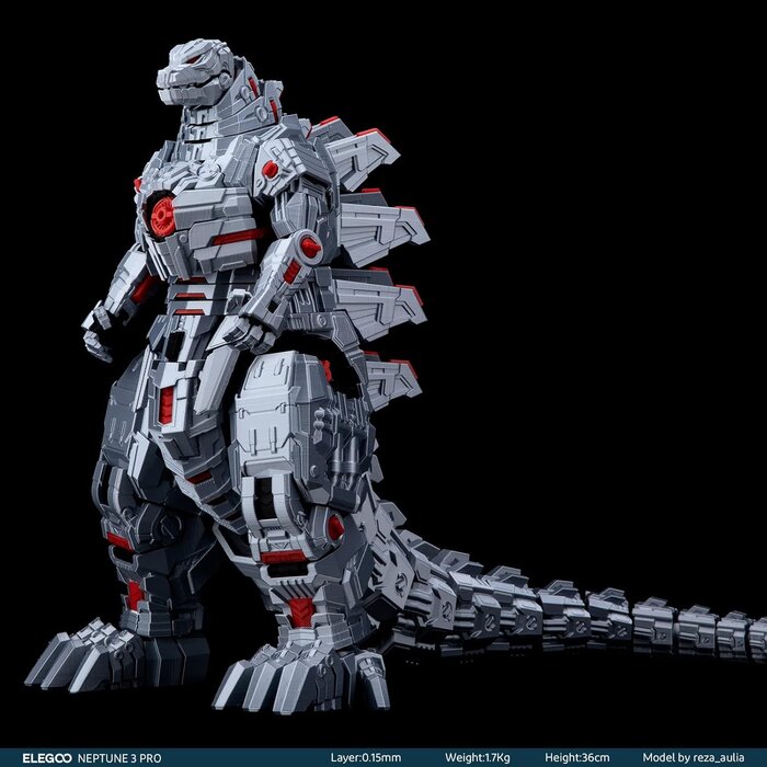 ELEGOO Neptune 3 Pro FDM 3D Printer with Auto Bed Leveling, Dual-Gear Direct Extruder, Dual Lead Screw Drive, Removable Capacitive Screen, 8.85x8.85x11in Large Printing Size