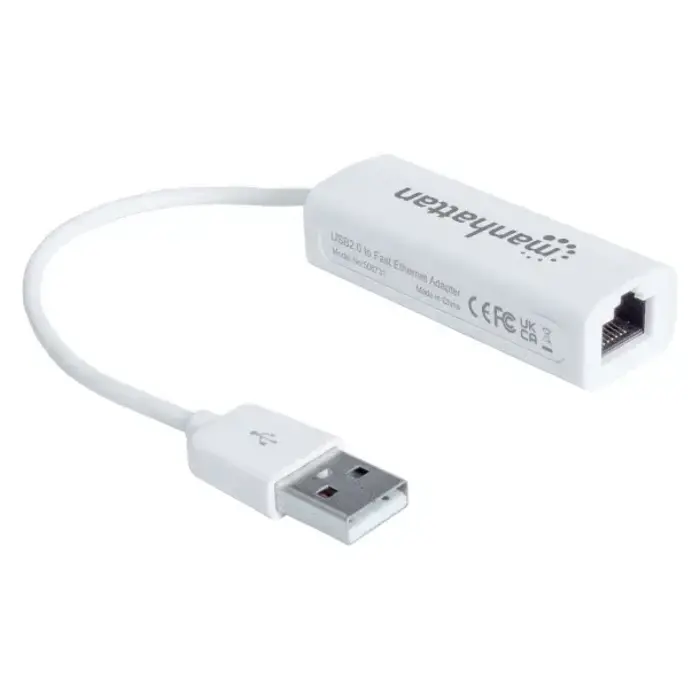 USB-ETHERNET - Manhattan® USB 2.0 to Fast Ethernet Adapter