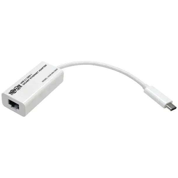 TRPU43606NGBW - Tripp Lite® by Eaton® USB-C® 3.1 to Gigabit Ethernet NIC Network Adapter
