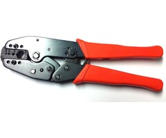 haisstronica Crimping Tool for Non-Insulated Terminal, AWG 22-6 Ratchet Wire Crimper Tool, Wire Terminal Crimper HS-7327