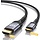 JSAUX Mini HDMI to HDMI Cable 6FT, [Aluminum Shell, Braided] High Speed 4K 60Hz HDMI 2.0 Cord, Compatible with Camera, Camcorder, Tablet and Graphics/Video Card, Laptop, Raspberry Pi Zero W -Grey