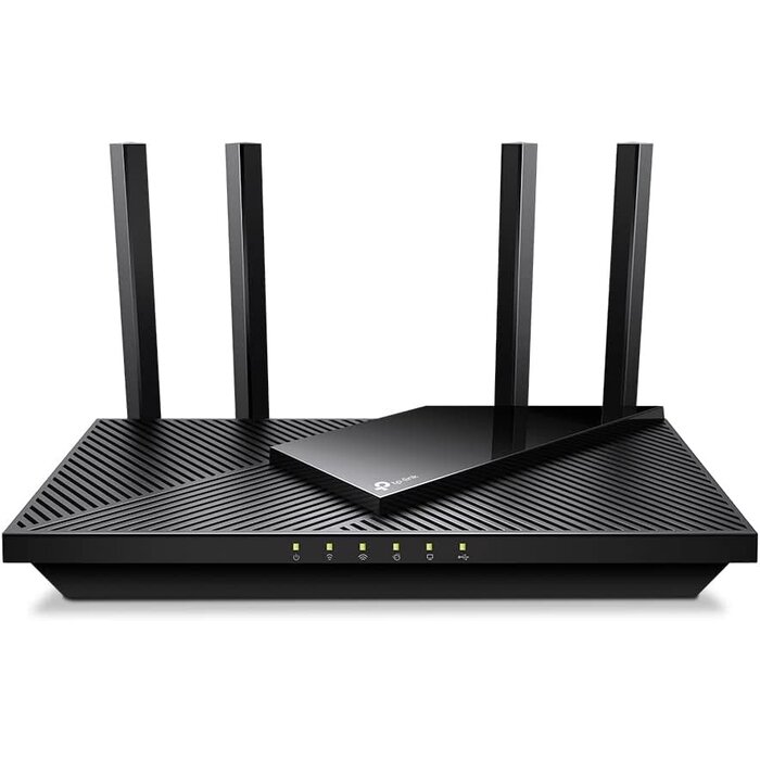 tp-link ARCHER-AX55-PRO - TP-Link AX3000 WiFi 6 Router (Archer AX55 Pro) - Multi Gigabit Wireless Internet Router, 1 x 2.5 Gbps Port, Dual Band, VPN Router, OFDMA, MU-MIMO, USB Port, WPA3, Compatible with Alexa,WiFi 6 Speeds up to 2402 Mbps at 5GHz Band and 57