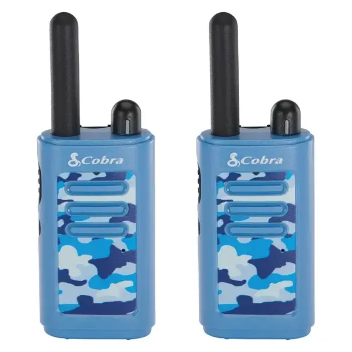 KIDS-WT-2 - HPROMOT -Walkie Talkies for Kids: 2 Pack Rechargeable Kids Walkie Talkies, Long Range 22 Channels 2 Way Radio Kids Christmas Toy Gift for 3-12 Year Old Boy Girl Toddlers