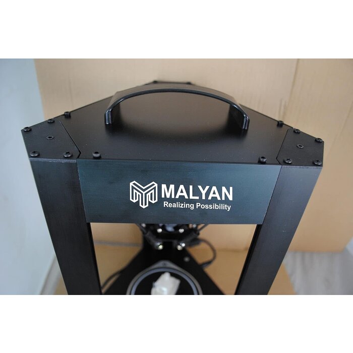 Malyan M300 Mini Delta 3D Printer - Fully Assembled FDM 3D Printers for Kids and Beginners, Free Sample PLA Filament and MicroSD Card Preloaded with Printable 3D Models, Printing Size 110x120 mm