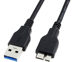USB3CABLE-6FT - QCEs Micro USB 3.0 Cable 6FT, USB 3.0 A to Micro B Cable Charger Compatible with Samsung Galaxy S5, Note 3, Note Pro 12.2, External Hard Drives