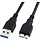 USB3CABLE-6FT - QCEs Micro USB 3.0 Cable 6FT, USB 3.0 A to Micro B Cable Charger Compatible with Samsung Galaxy S5, Note 3, Note Pro 12.2, External Hard Drives